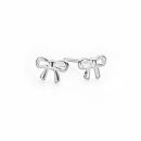 Silver Bow Studs