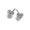 Heartwarm Studs (White)
