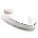 Brushed Silver Bangle