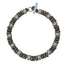 Oxidised Wooden Bracelet