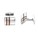 Wooden Stripe Cufflinks