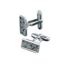 Black Cubic Zirconia Cufflinks