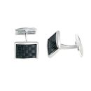 Black Weave Cufflinks