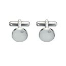 Round Stud Steel Cufflinks