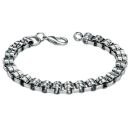 Steel Double Round Links Bracelet