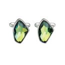Green Swarovski Cufflinks