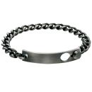 Antique Grey PVD and Steel Bracelet