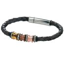 Gold, Brown and Rose PVD Bracelet