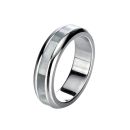 Steel and Mother of Pearl Ring