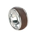 Wood and Silver Ring