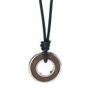 Wood and Silver Necklace