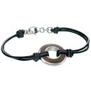 Wood and Silver Bracelet