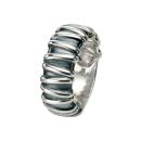 Oxidised Twine Ring