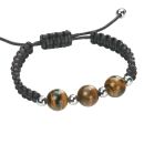 Tiger's Eye and Cord Bracelet