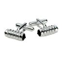 Silver Plate and Swarovski Cufflinks