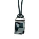 Silver Plate and Irregular Swarovski Necklace