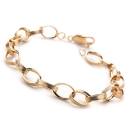 Zero's In Gold Bracelet