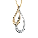 Diamond Tears Chain 9ct
