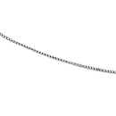 White Gold Box Chain 9ct (46cm) Thick