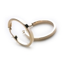 Rectangular Hoop Earrings (20mm)