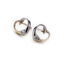 Float Heart Earrings