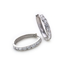 Single Round Huggy Earrings