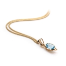 Maya Pendant Blue 9ct