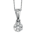 Diamond Bud Pendant 9ct (pendant Only)