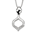 Diamonique Pendant 9ct (pendant Only)