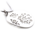 Silver Lather Pendant