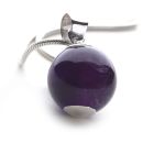 Purple Lotus Pendant