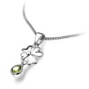 Peridot Clover Pendant