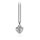 Mini Heart and Pearl Pendant