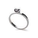 Metro Stack Ring (CZ Heart)