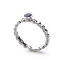 Metro Stack Ring (Amethyst)