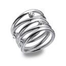 Boutique Chic Ring (Clear)