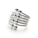 Beaded Silver Ring