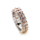 Tiara Rose Eternity Ring