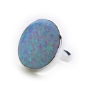 Candy Cocktail Ring (white Opal)