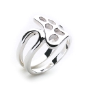 Silver Mesh Ring