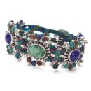 Isha Silverdrop Bracelet (Turquoise and Lapiz)