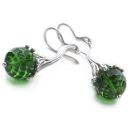 Eastern Essence Earrings (Green Obsidian)