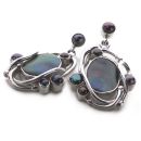 Eastern Essence Earrings (Green Shell/Pearl)