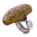 Raw Amber Ring