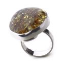 Raw Amber Ring