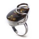 Raw Amber Ring