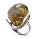 Raw Amber Ring