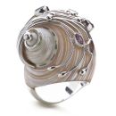 Eastern Essence Ring (Shell/Amethyst)