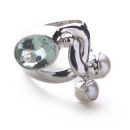 Eastern Essence Ring (Blue Obsidian/Pearl)