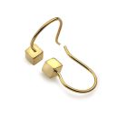 Bijou Cube Earrings (14ct Gold Plate)